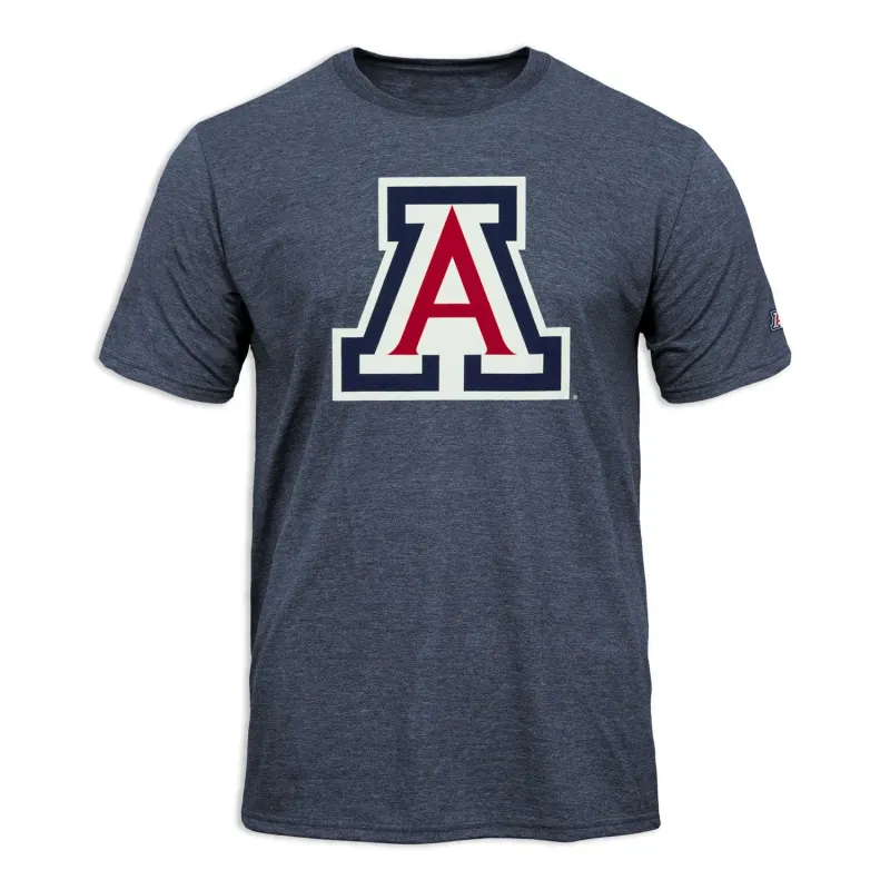 Arizona Short-Sleeve Laude T-Shirt (Navy) sold by Barnesmith