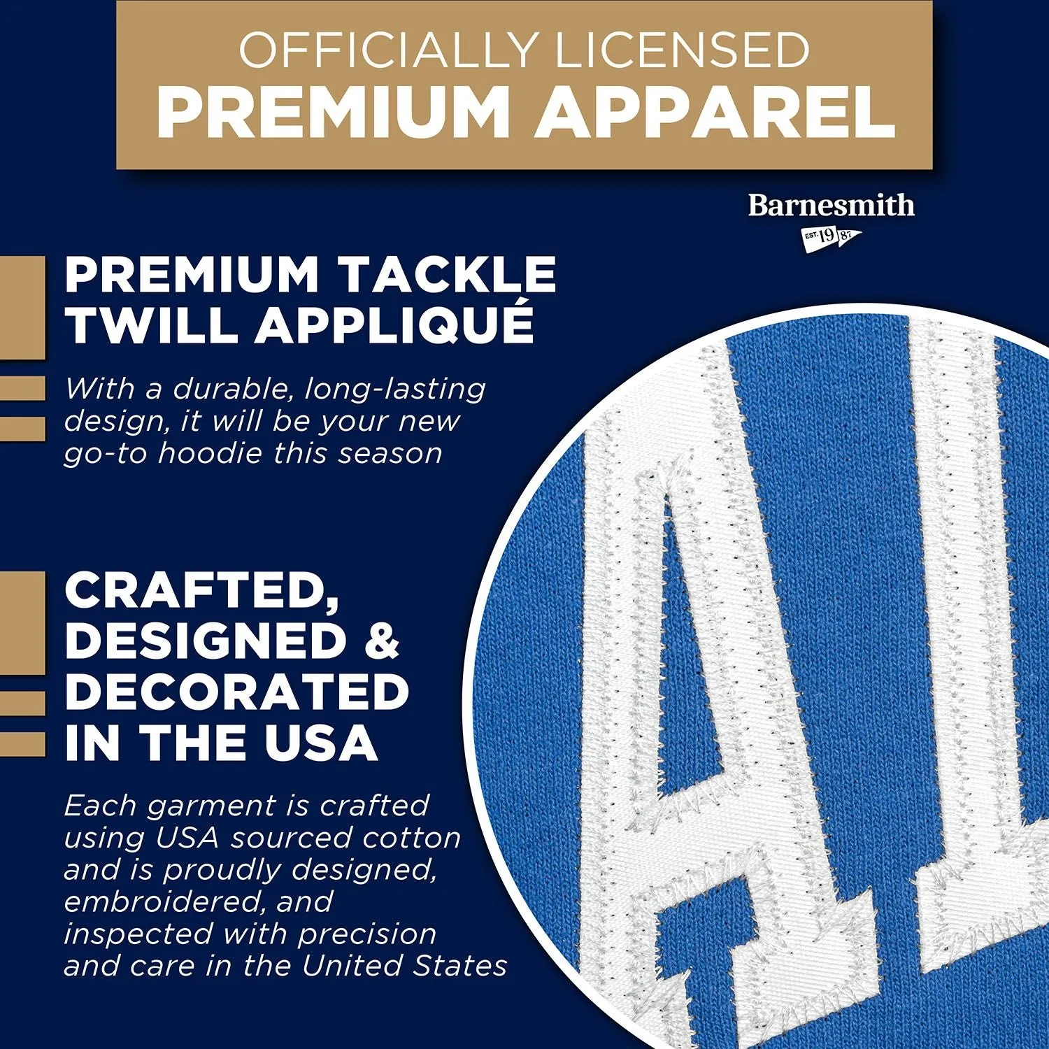 Air Force Veritas Hooded Sweatshirt (Royal Blue) sold by Barnesmith product image thumbnail 4