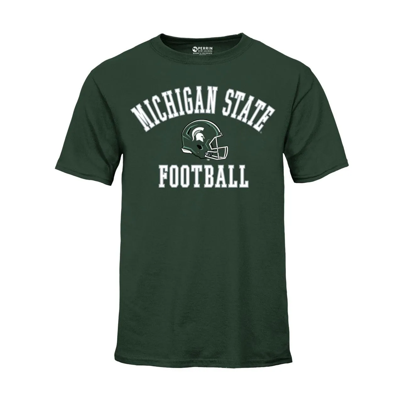 Michigan State University Football T-Shirt (Hunter Green) sold by Barnesmith
