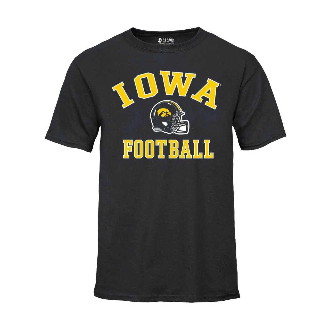 University of Iowa Football T-Shirt (Black) sold by Barnesmith