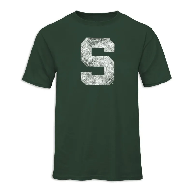 Michigan State University Short-Sleeve Laude T-Shirt (Hunter Green) sold by Barnesmith