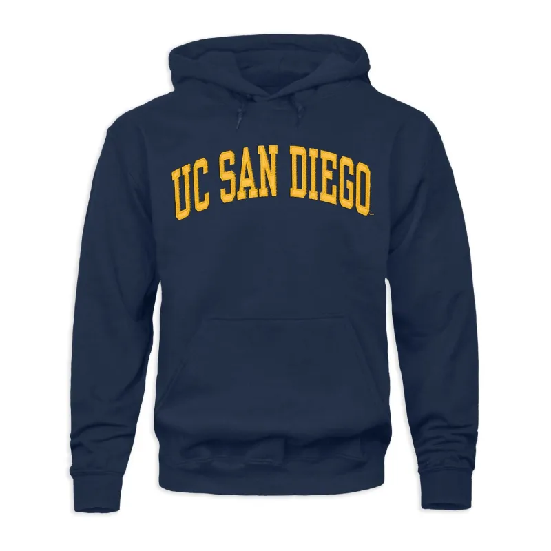University of California - San Diego Veritas Hooded Sweatshirt (Navy) sold by Barnesmith