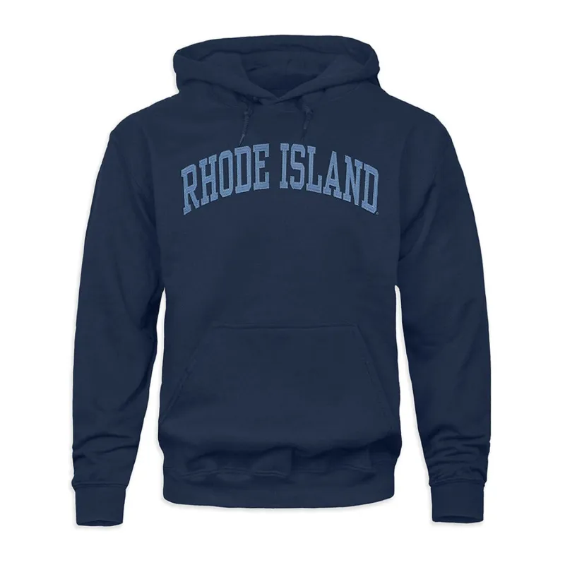 University of Rhode Island Veritas Hooded Sweatshirt (Navy) sold by Barnesmith