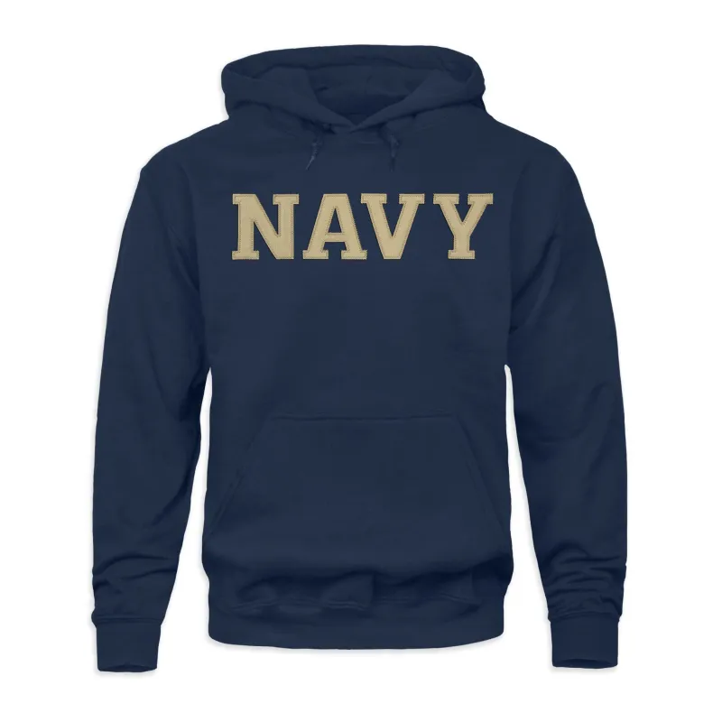 US Naval Academy Veritas Hooded Sweatshirt (Navy) sold by Barnesmith