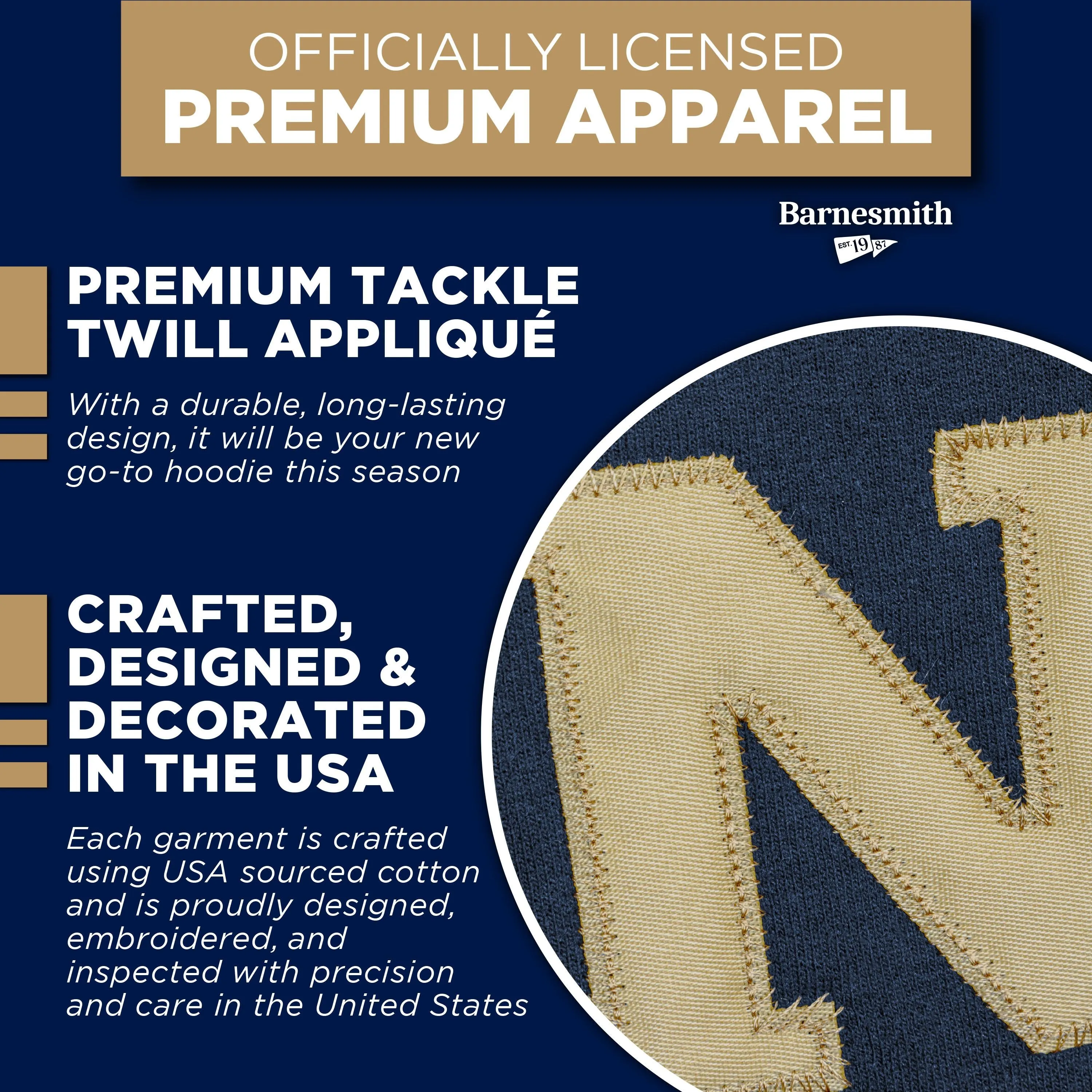 US Naval Academy Veritas Hooded Sweatshirt (Navy) sold by Barnesmith product image thumbnail 4