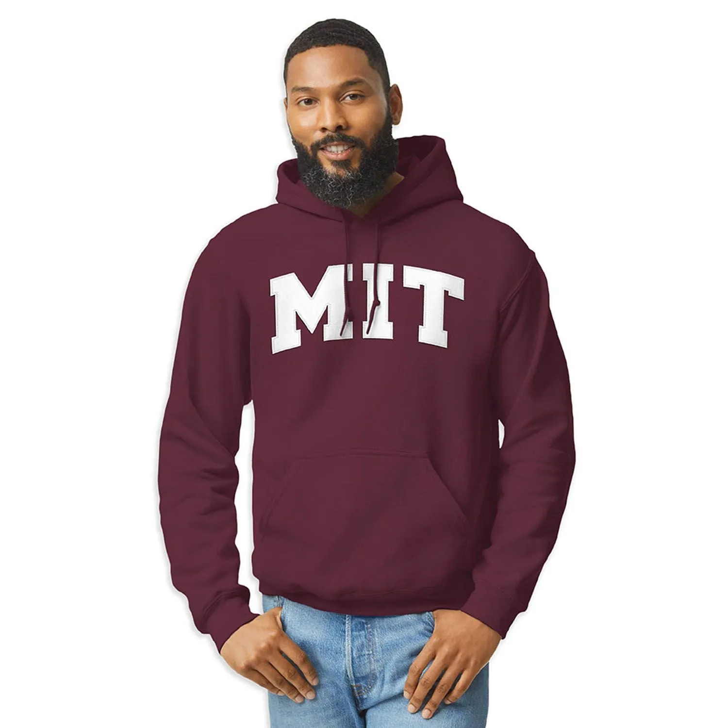 Massachusetts Institute of Technology Veritas Hooded Sweatshirt (Maroon) sold by Barnesmith product image thumbnail 2