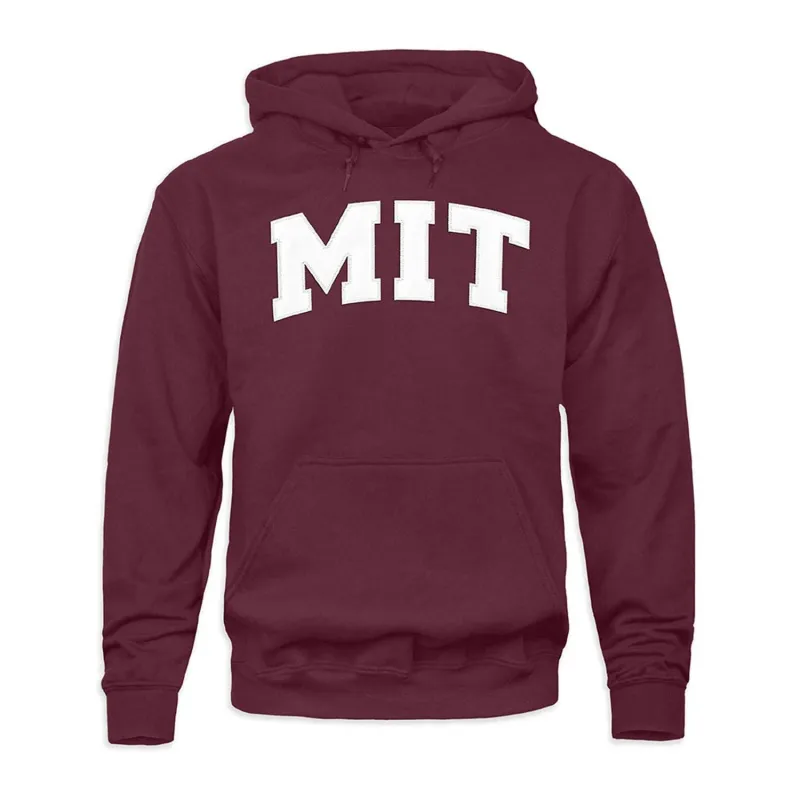 Massachusetts Institute of Technology Veritas Hooded Sweatshirt (Maroon) sold by Barnesmith
