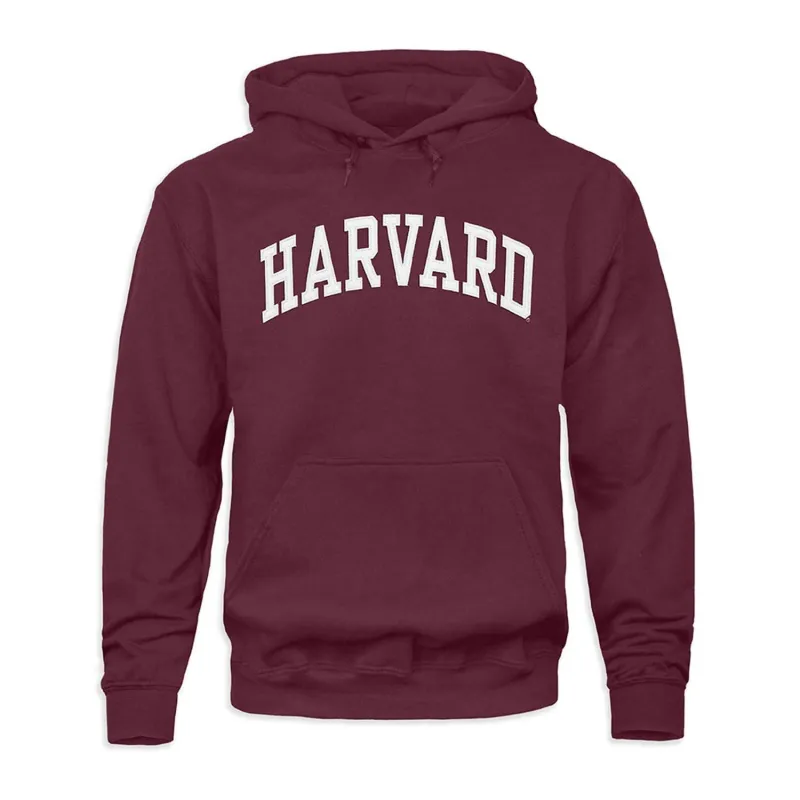 Harvard University Veritas Hooded Sweatshirt (Maroon) sold by Barnesmith