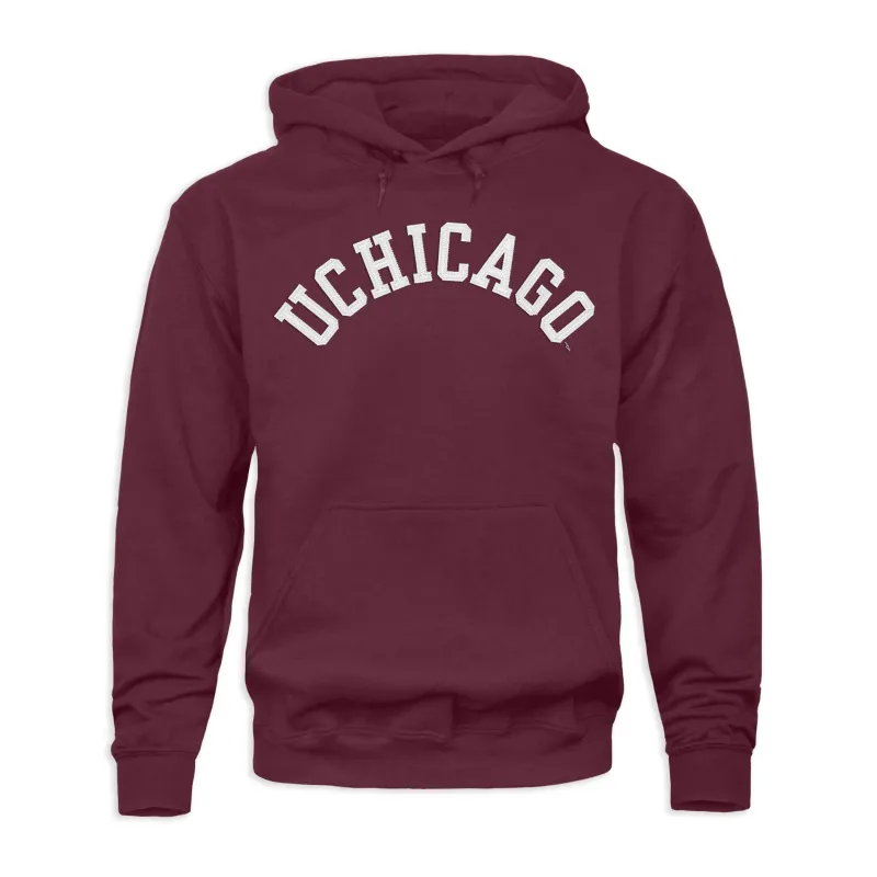 University of Chicago Veritas Hooded Sweatshirt (Maroon) sold by Barnesmith