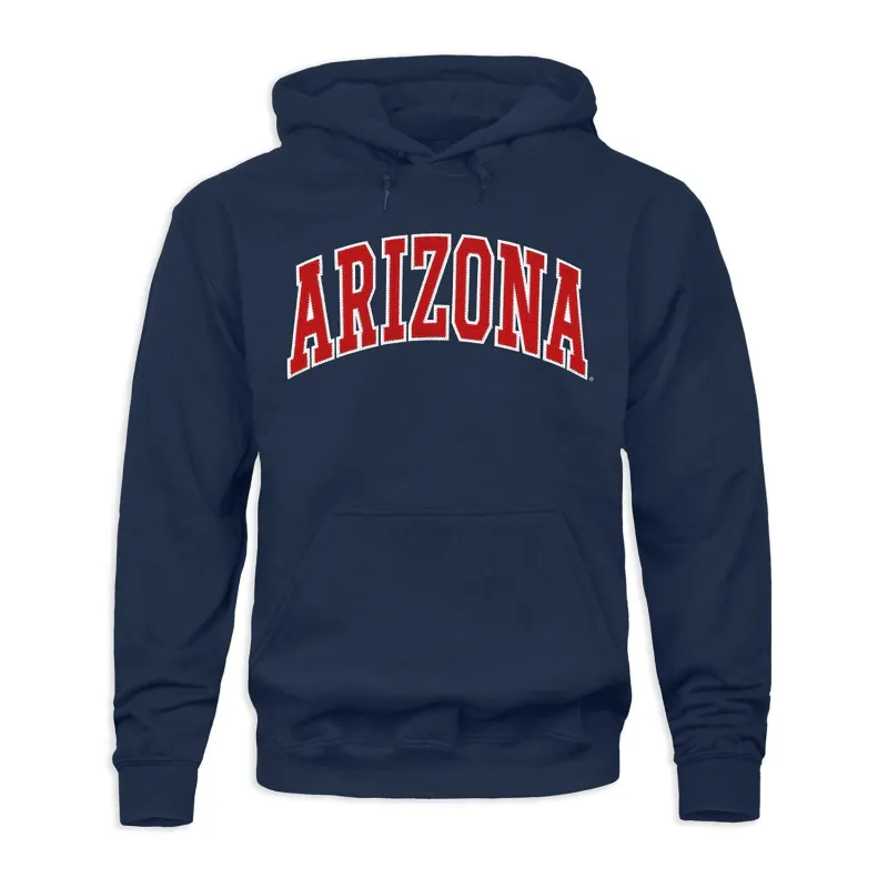 University of Arizona Veritas Hooded Sweatshirt (Navy) sold by Barnesmith