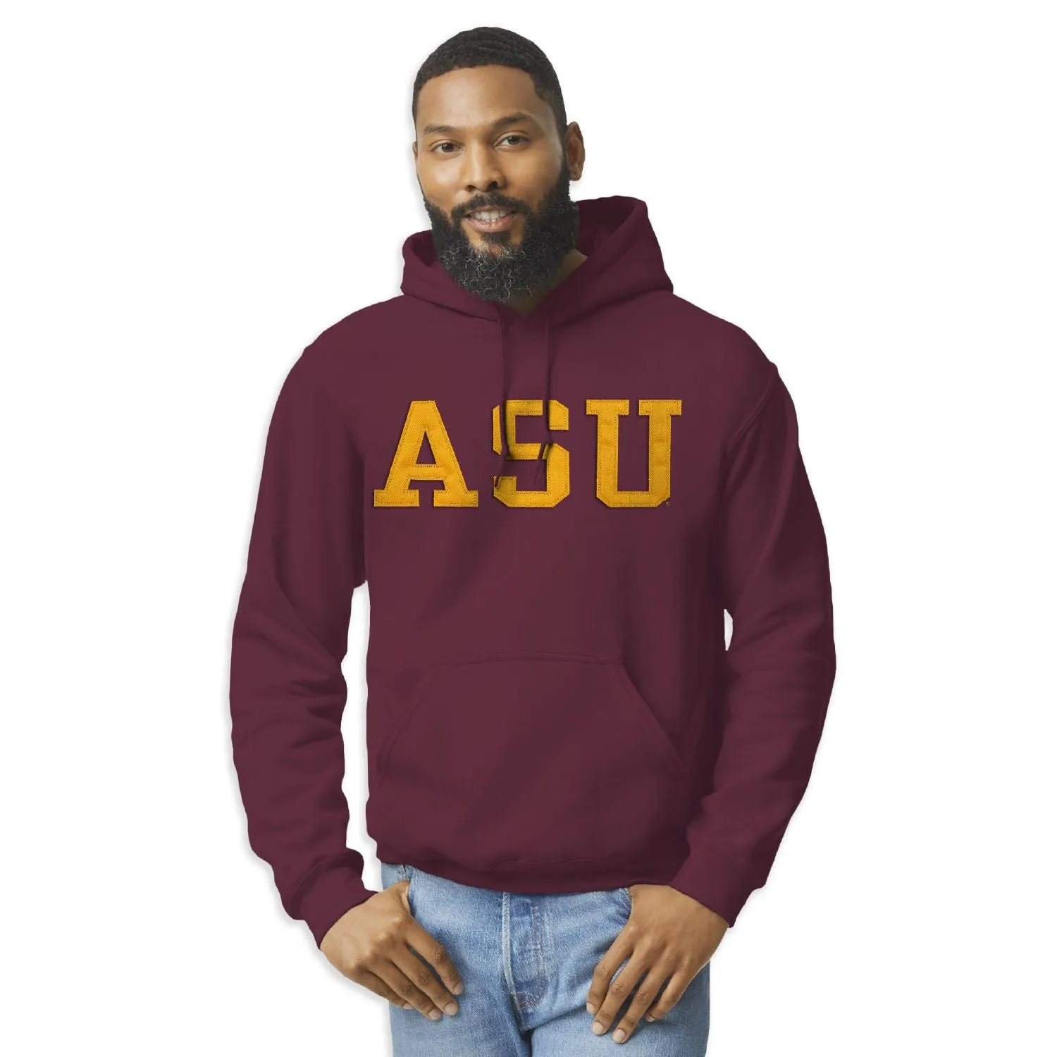 Arizona State University Veritas Hooded Sweatshirt (Maroon) sold by Barnesmith product image thumbnail 2