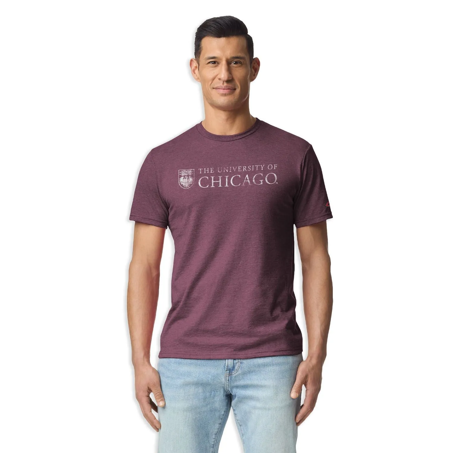 University of Chicago Short-Sleeve Laude T-Shirt (Maroon) sold by Barnesmith product image thumbnail 2
