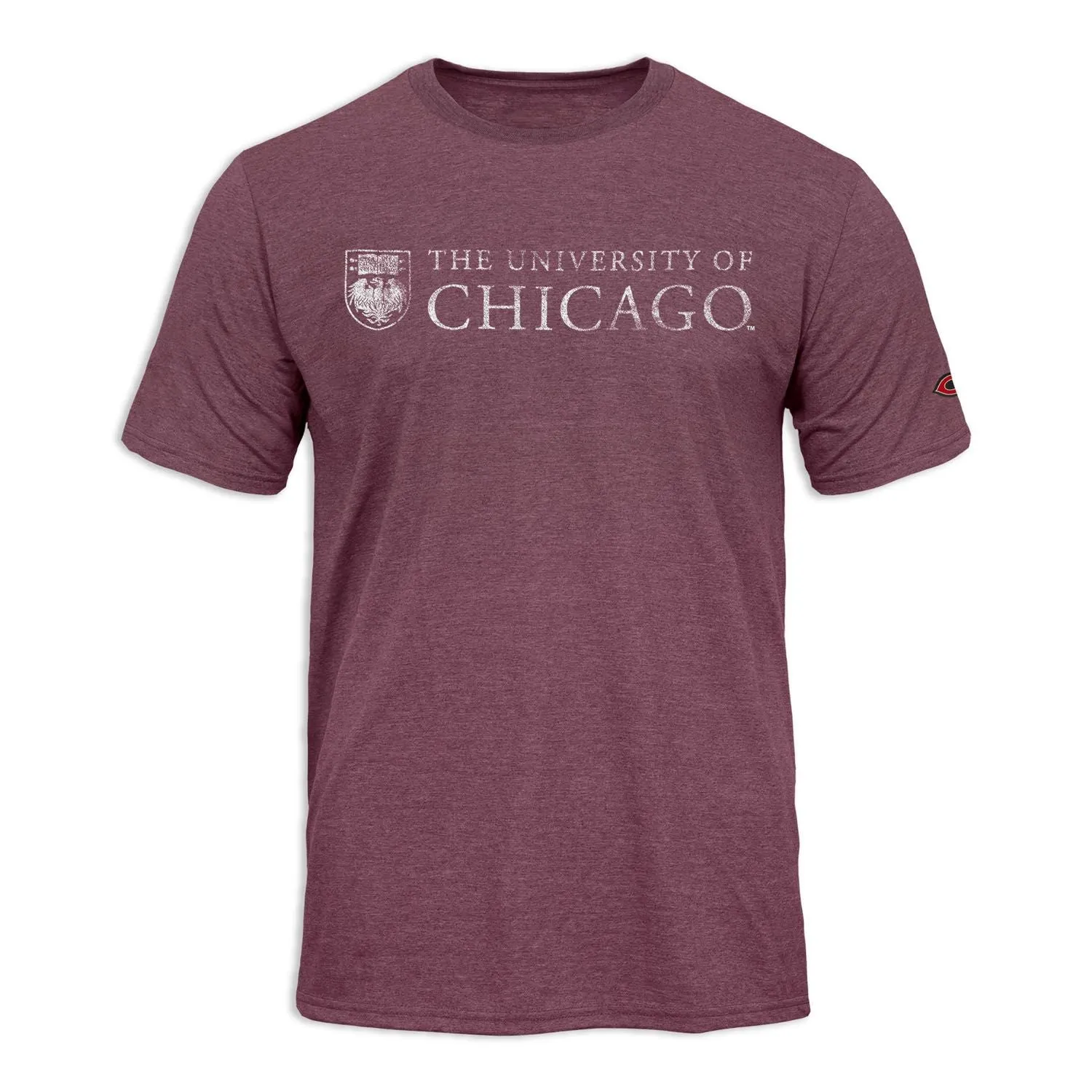 University of Chicago Short-Sleeve Laude T-Shirt (Maroon) sold by Barnesmith