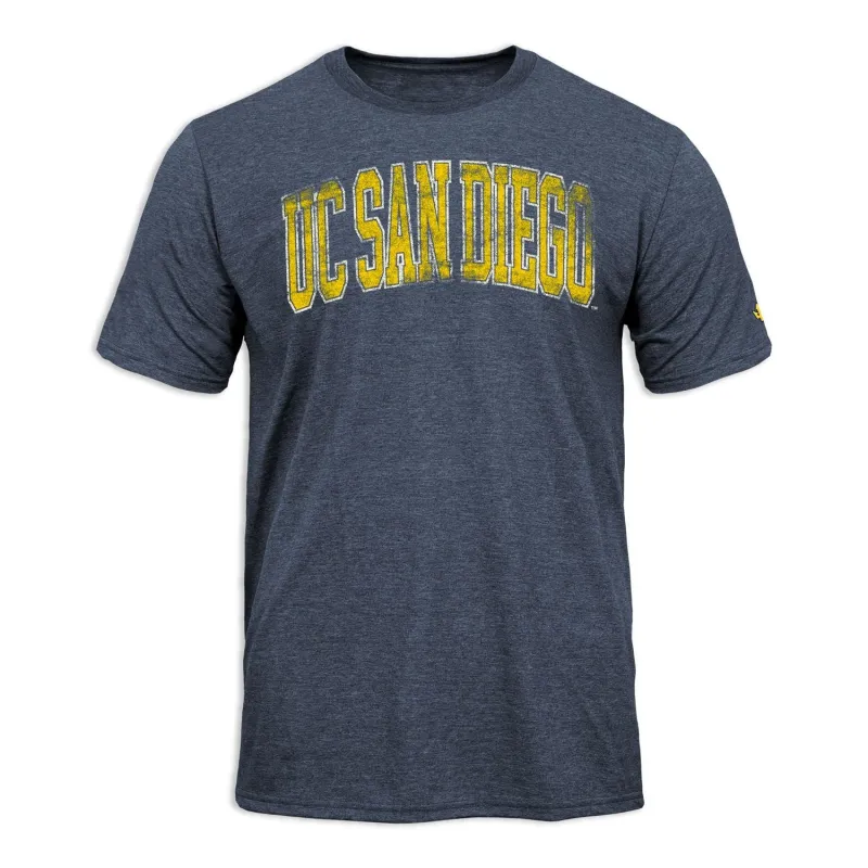 University of California - San Diego Short-Sleeve Laude T-Shirt (Navy) sold by Barnesmith