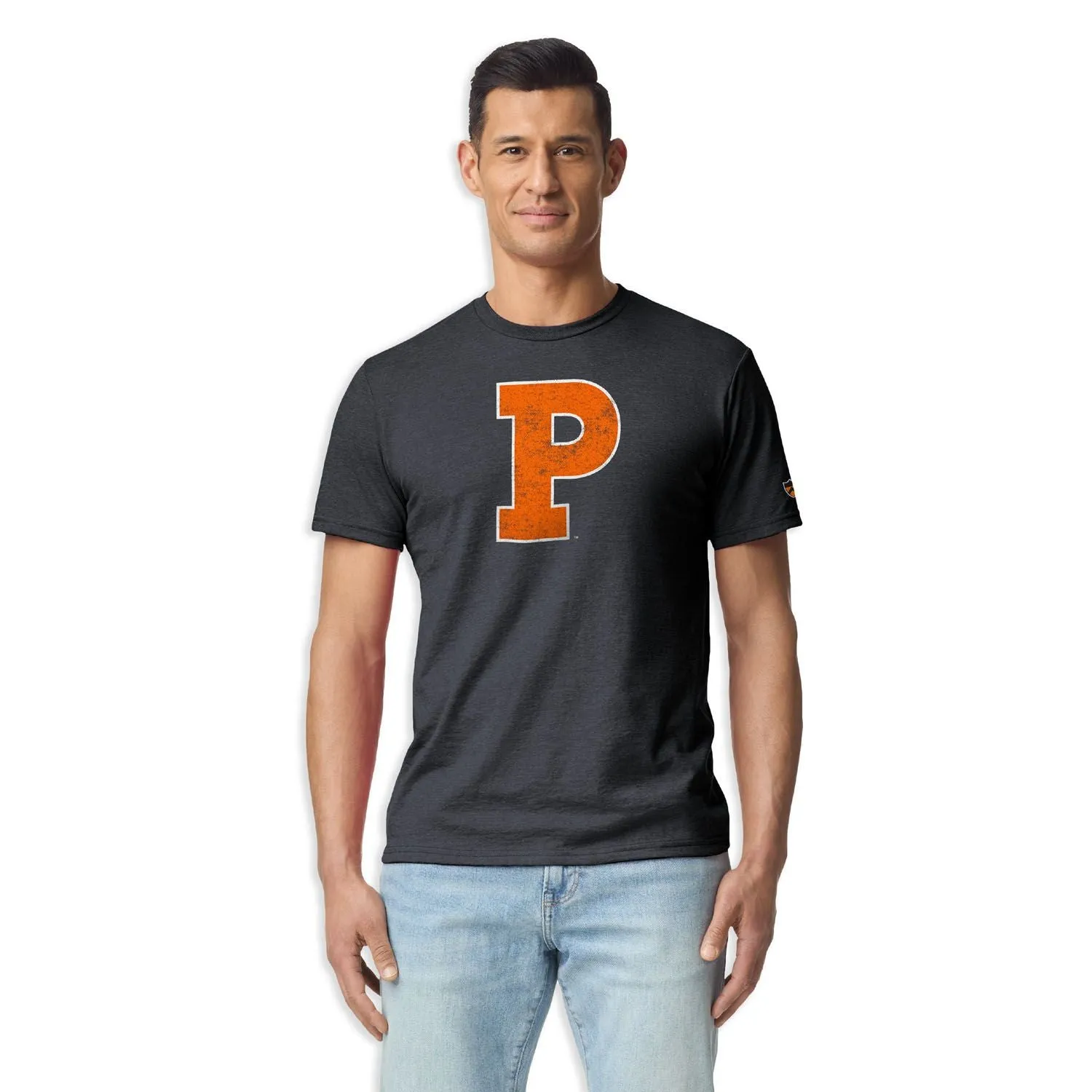 Princeton University Short-Sleeve Laude T-Shirt (Dark Grey) sold by Barnesmith product image thumbnail 2