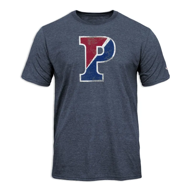 University of Pennsylvania Short-Sleeve Laude T-Shirt (Navy) made by Barnesmith