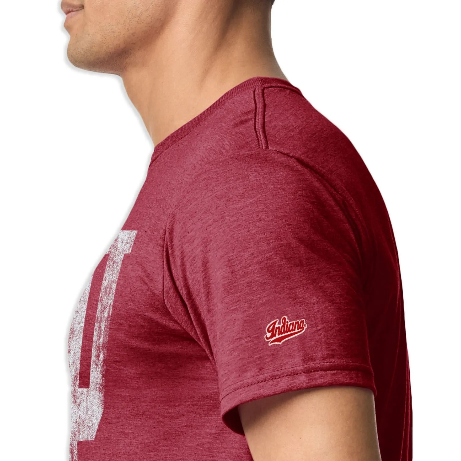 Indiana University Short-Sleeve Laude T-Shirt (Cardinal) sold by Barnesmith product image thumbnail 3