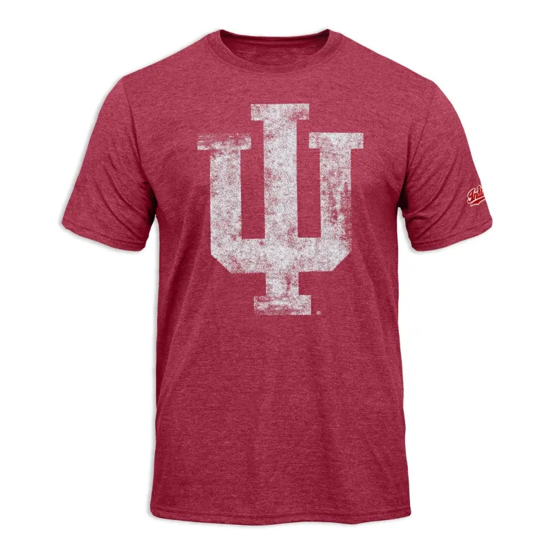 Indiana University Short-Sleeve Laude T-Shirt (Cardinal) sold by Barnesmith