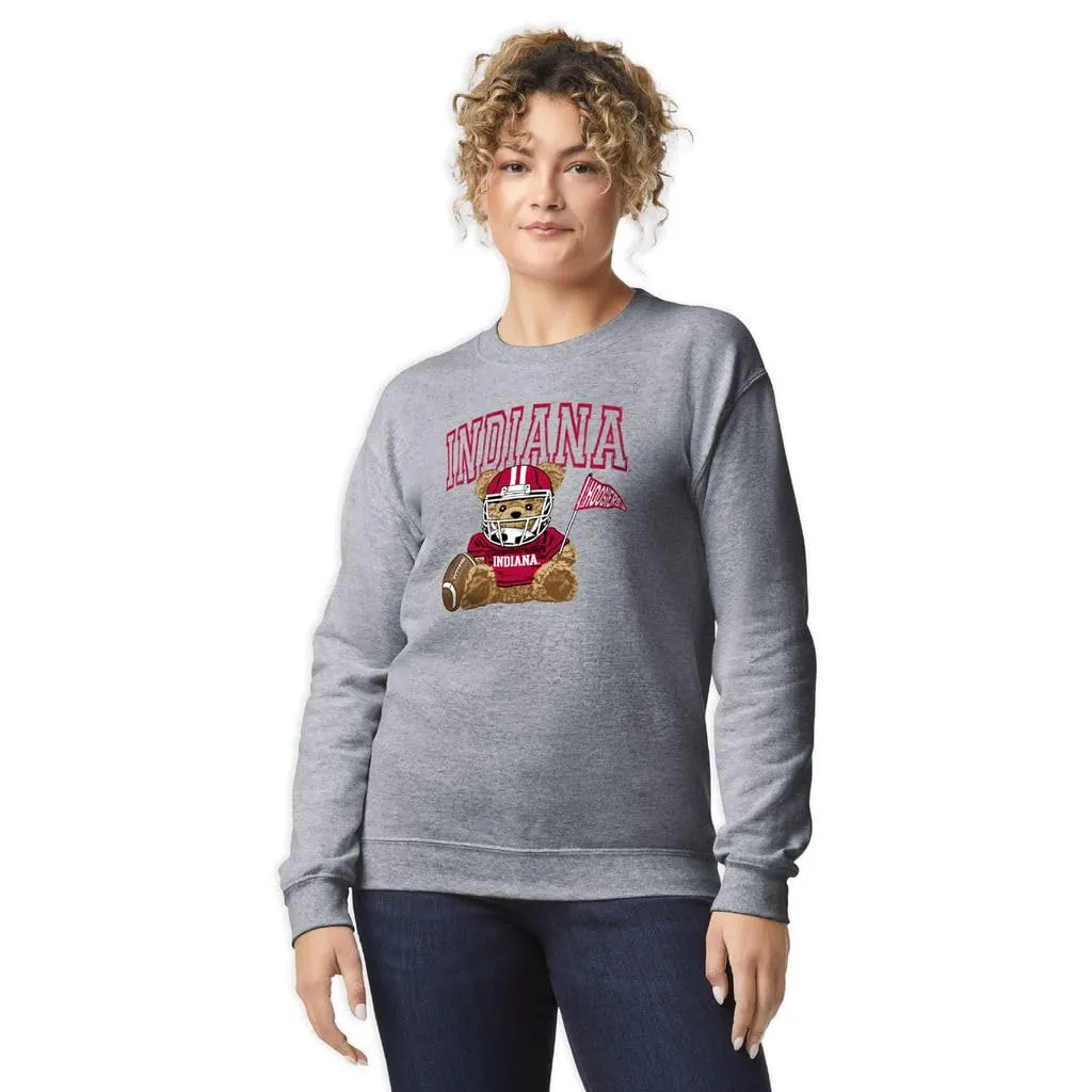 Indiana University Teddy Sweatshirt (Charcoal Grey) sold by Barnesmith product image thumbnail 2