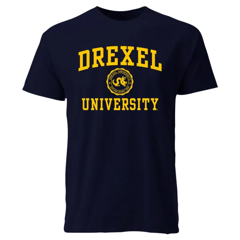 Drexel University Heritage T-Shirt (Navy) sold by Barnesmith