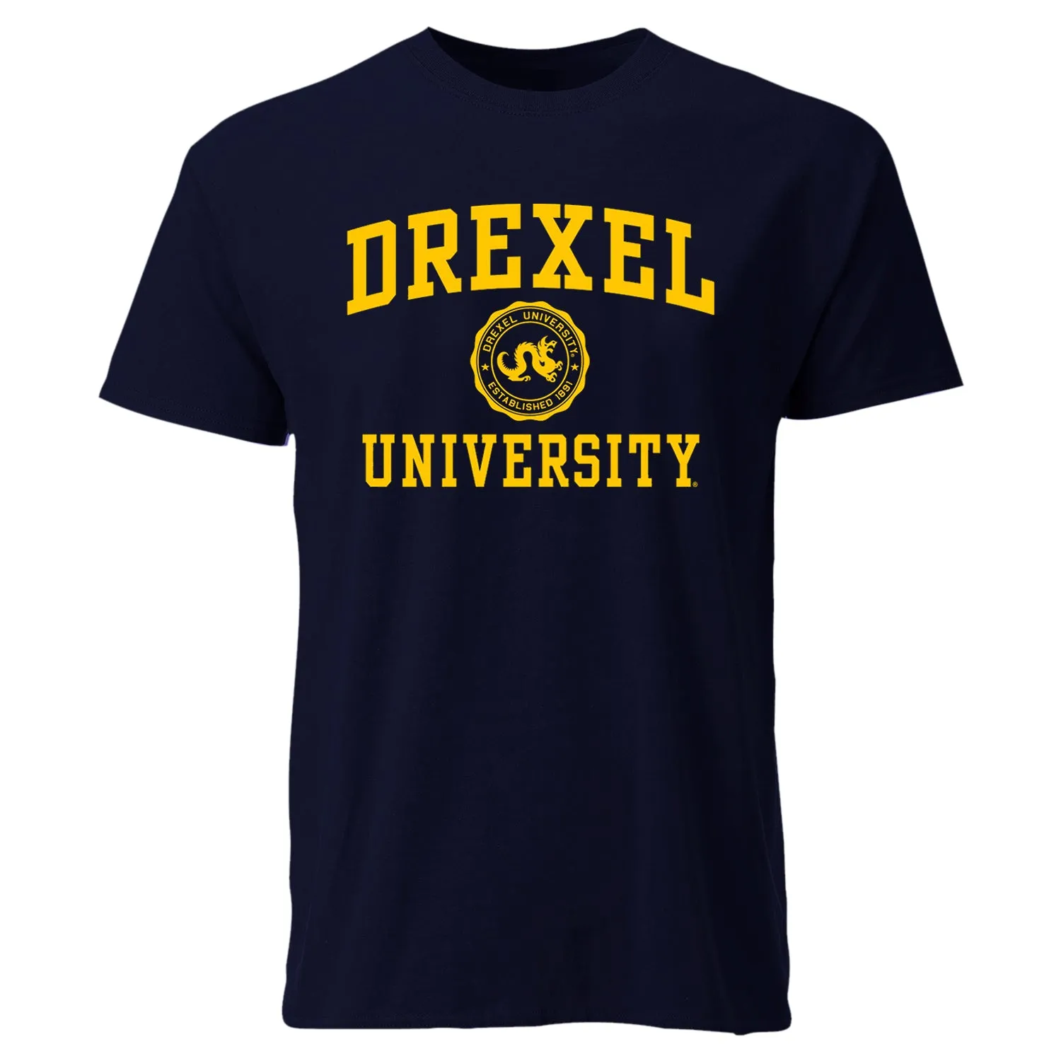 Drexel University Heritage T-Shirt (Navy) sold by Barnesmith