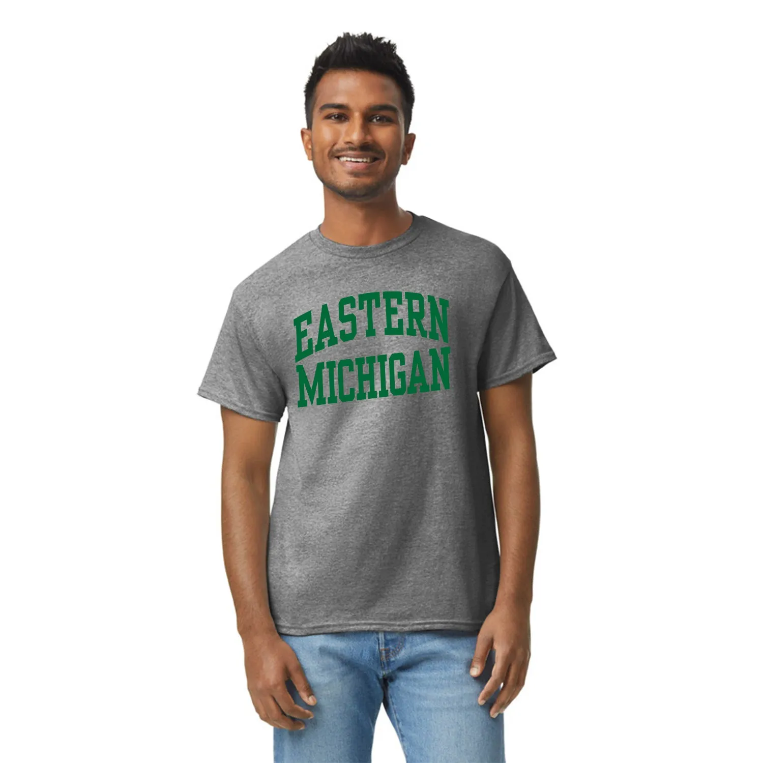 Eastern Michigan University Classic T-Shirt (Charcoal Grey) sold by Barnesmith product image thumbnail 2