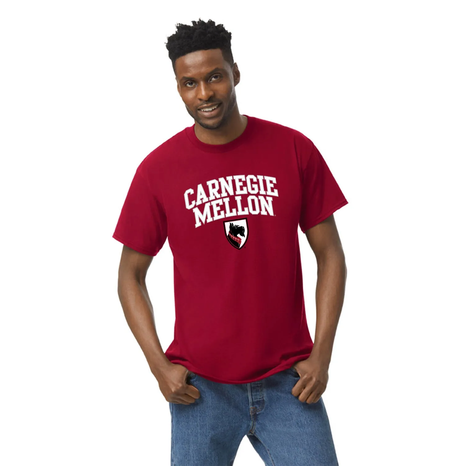 Carnegie Mellon University Spirit T-Shirt (Cardinal) sold by Barnesmith product image thumbnail 2