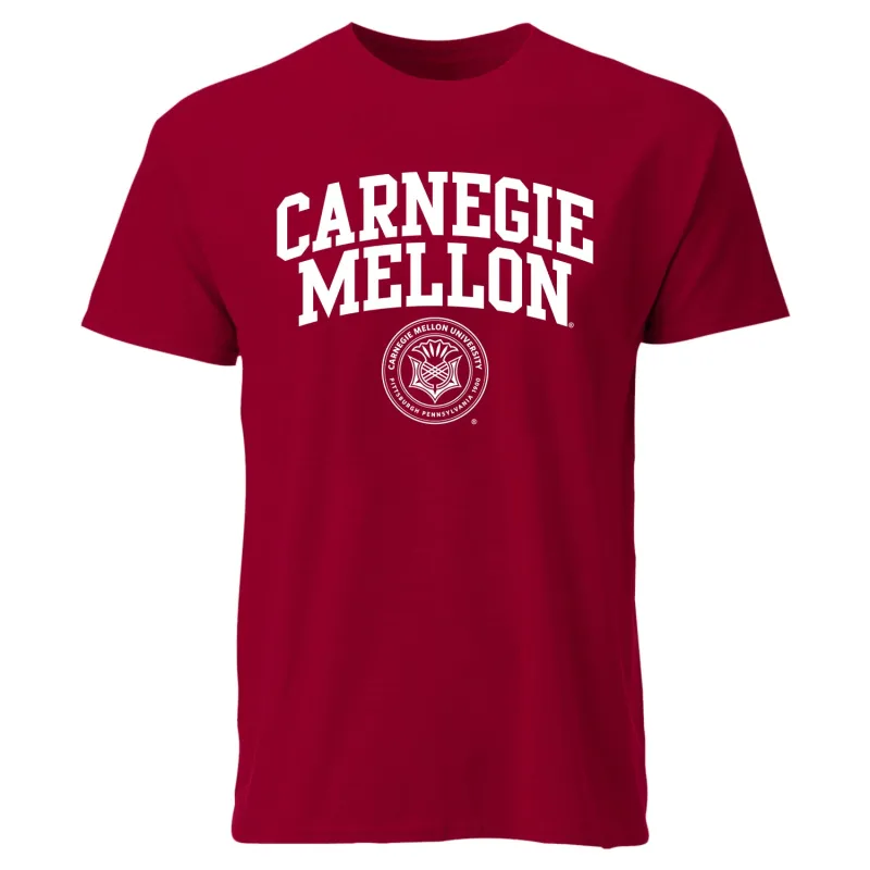 Carnegie Mellon University Heritage T-Shirt (Cardinal) sold by Barnesmith