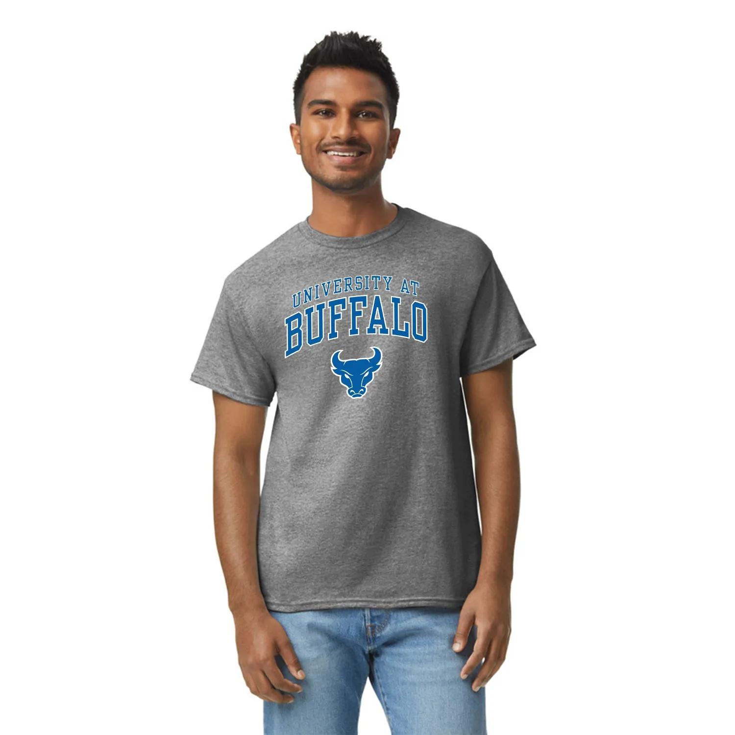 University at Buffalo Spirit T-Shirt (Charcoal Grey) sold by Barnesmith product image thumbnail 2