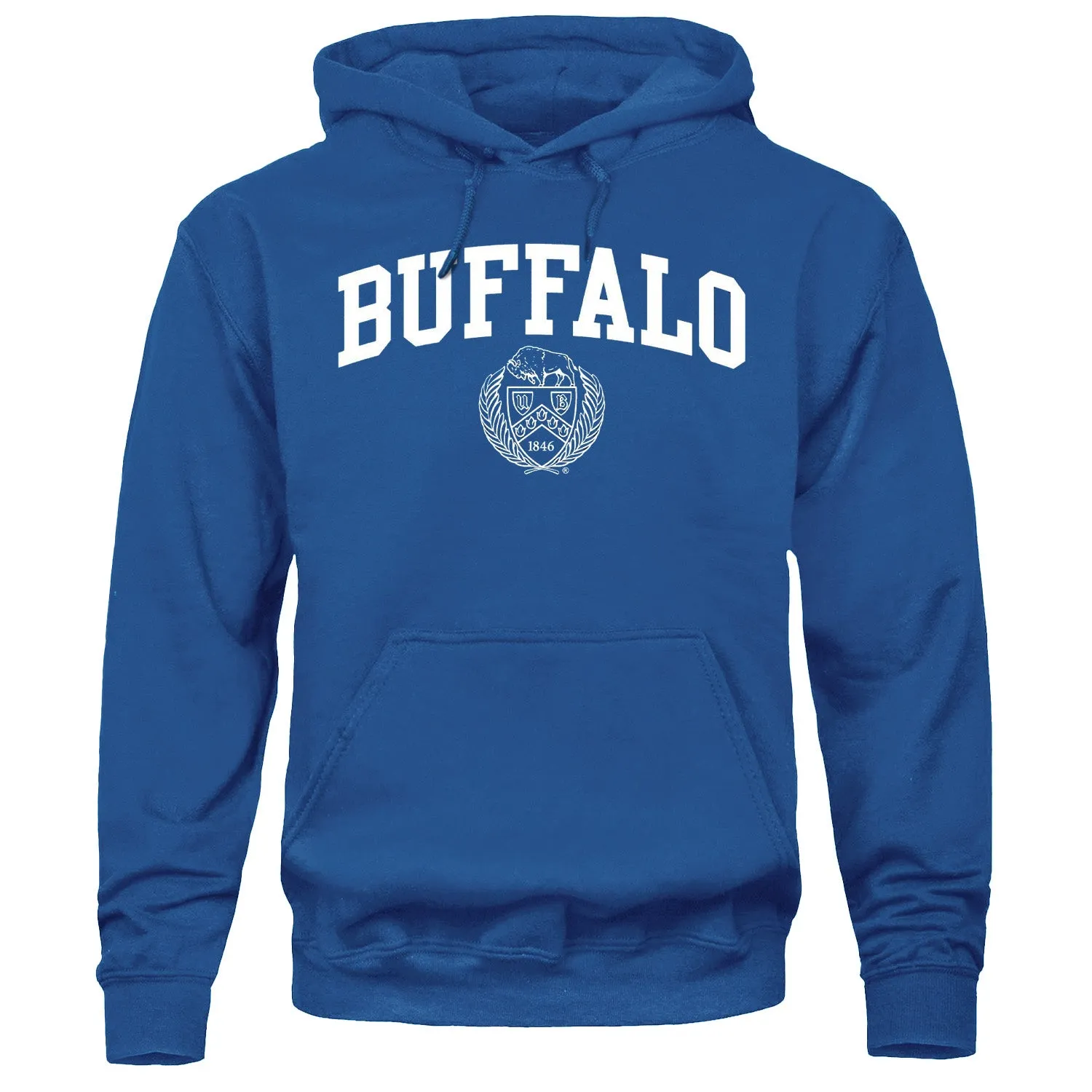 University at Buffalo Heritage Hooded Sweatshirt (Royal Blue) sold by Barnesmith