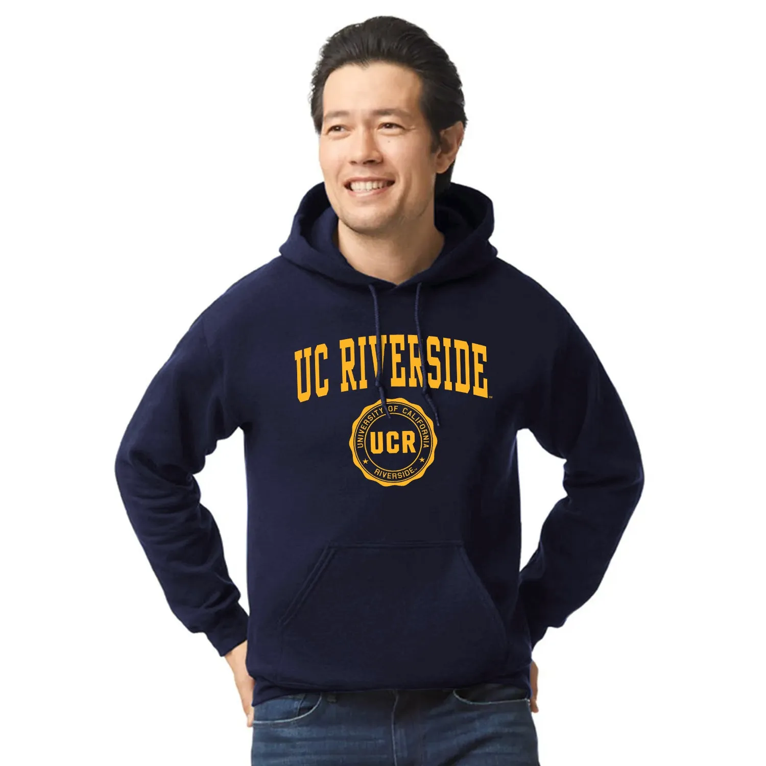 University of California, Riverside Heritage Hooded Sweatshirt (Navy) sold by Barnesmith product image thumbnail 2