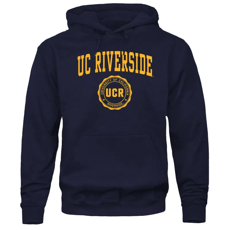 University of California, Riverside Heritage Hooded Sweatshirt (Navy) sold by Barnesmith