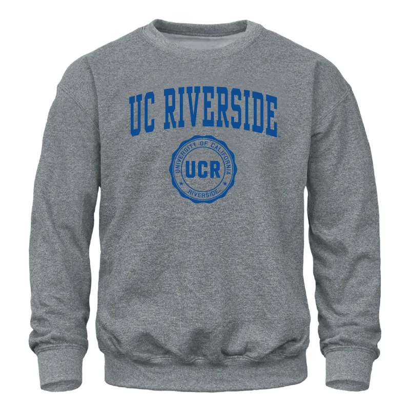 University of California, Riverside Heritage Sweatshirt (Charcoal Grey) sold by Barnesmith