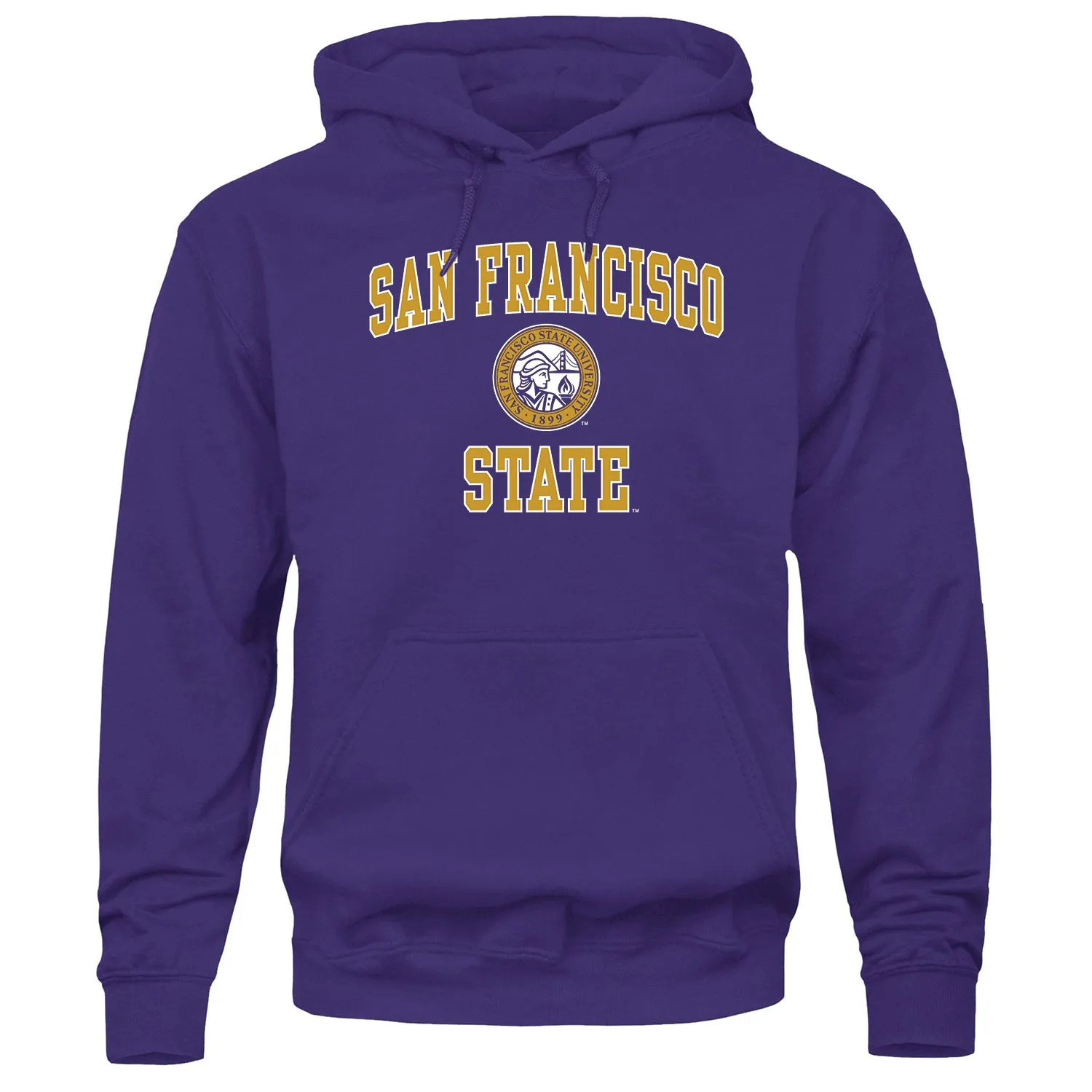 San Francisco State University Heritage Hooded Sweatshirt (Purple) sold by Barnesmith