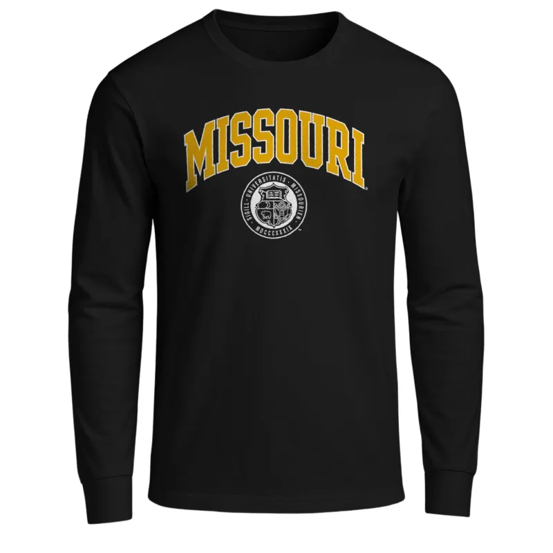 University of Missouri Heritage Long Sleeve T-Shirt (Black) sold by Barnesmith