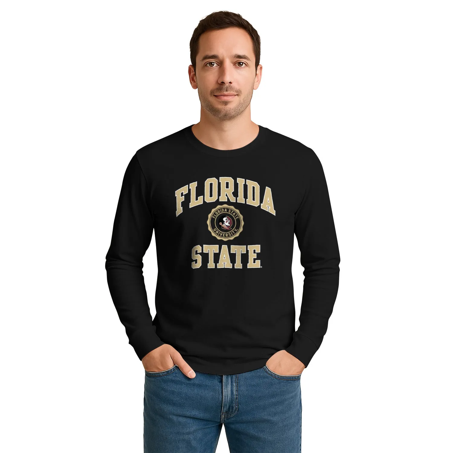 Florida State University Heritage Long Sleeve T-Shirt (Black) sold by Barnesmith product image thumbnail 2