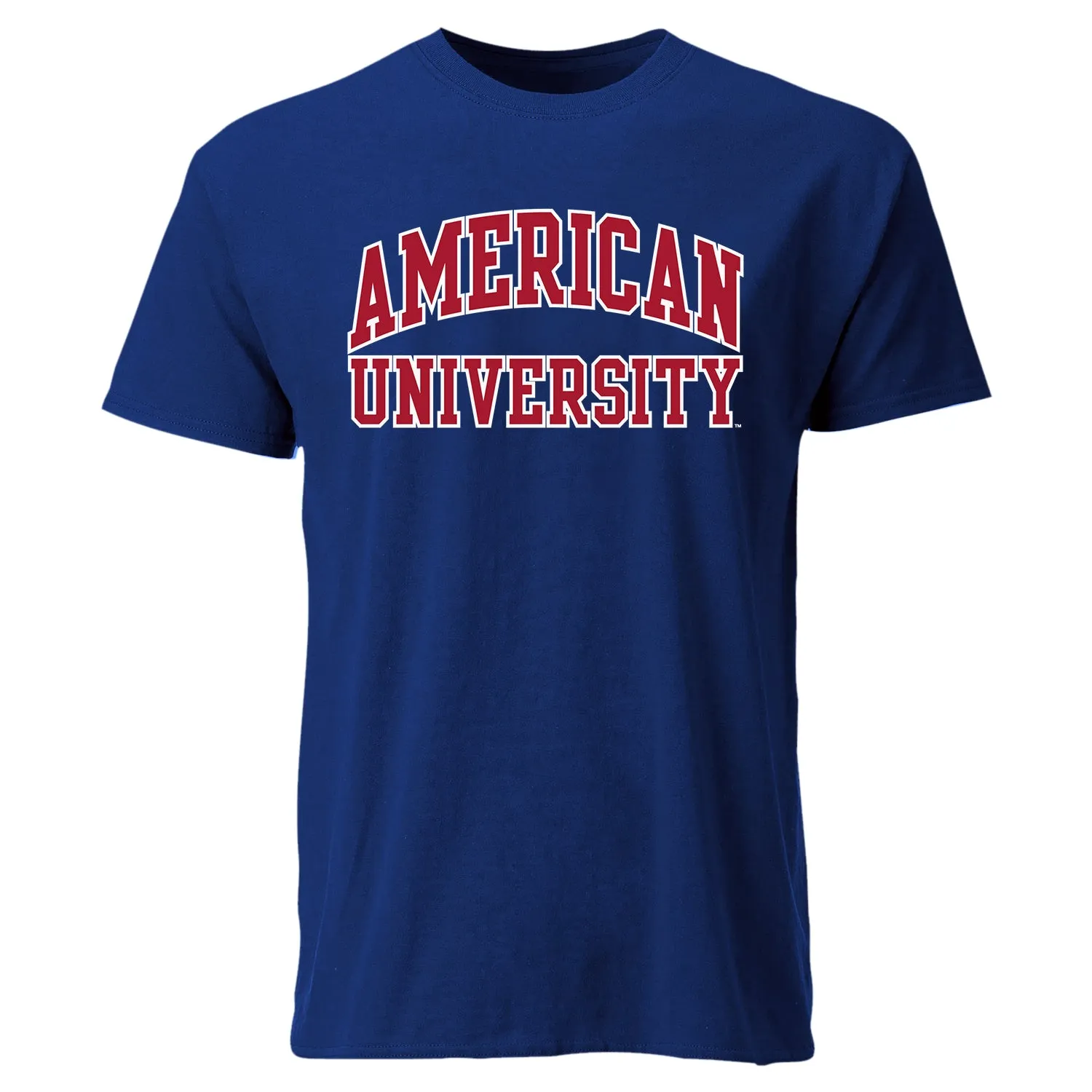 American University Classic T-Shirt (Navy) sold by Barnesmith