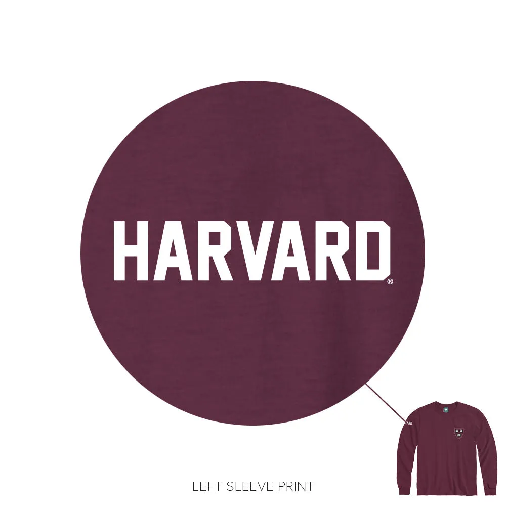 Harvard Mascot Long Sleeve T-Shirt (Crimson) sold by Barnesmith product image thumbnail 2
