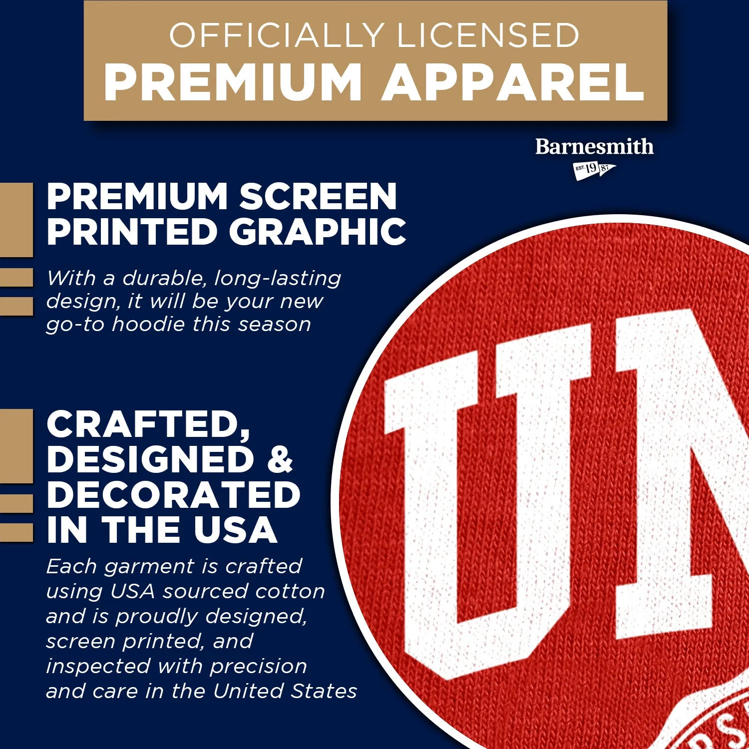 University of Nevada-Las Vegas Heritage Hooded Sweatshirt (Red) sold by Barnesmith product image thumbnail 4