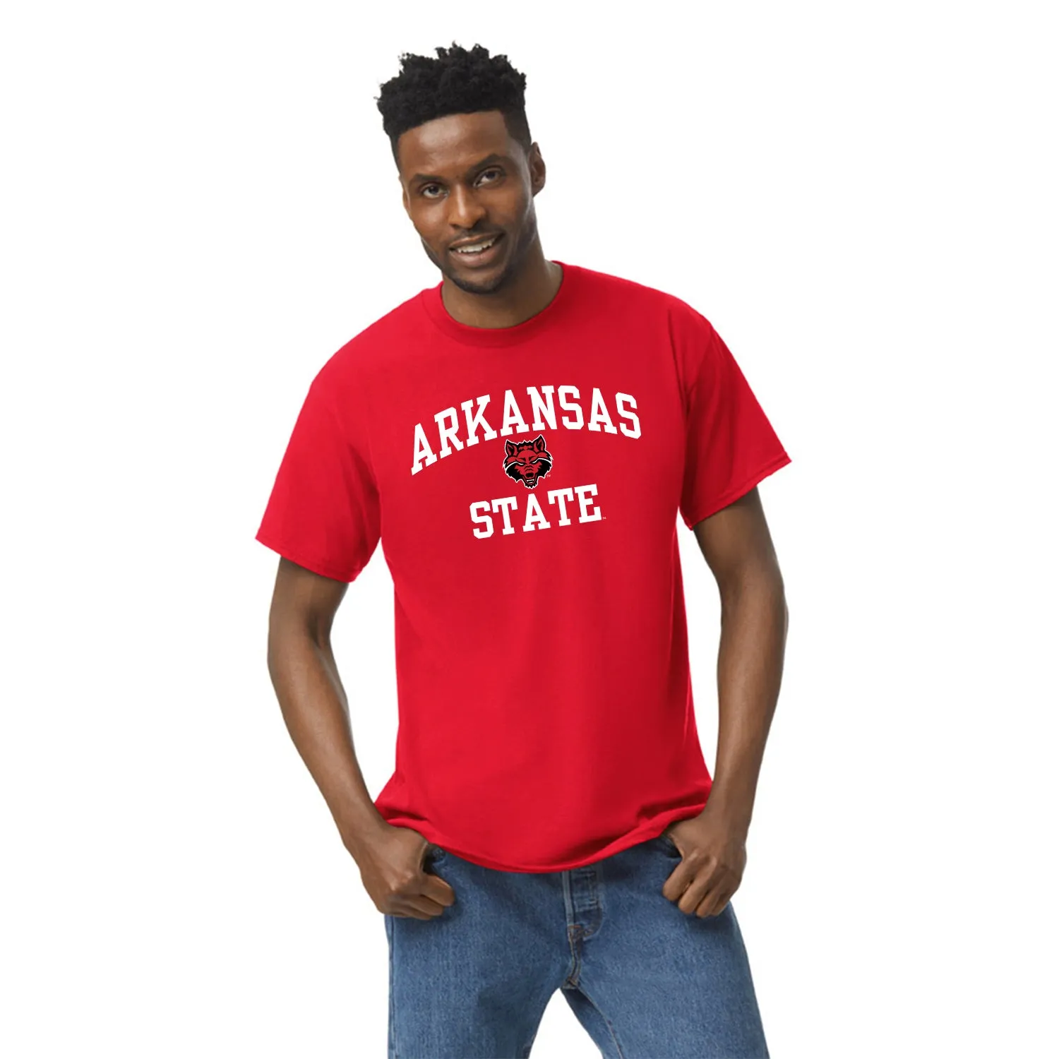 Arkansas State University Heritage T-Shirt (Red) sold by Barnesmith product image thumbnail 2