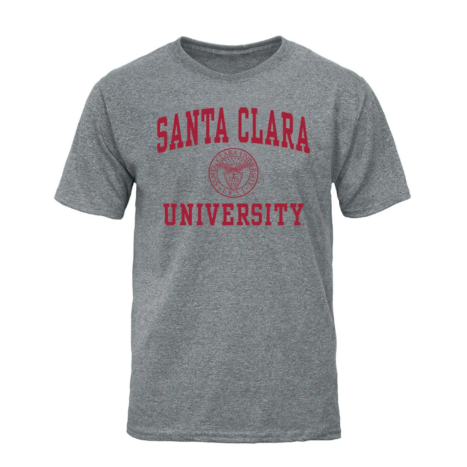Santa Clara University Heritage T-Shirt (Charcoal Grey) sold by Barnesmith