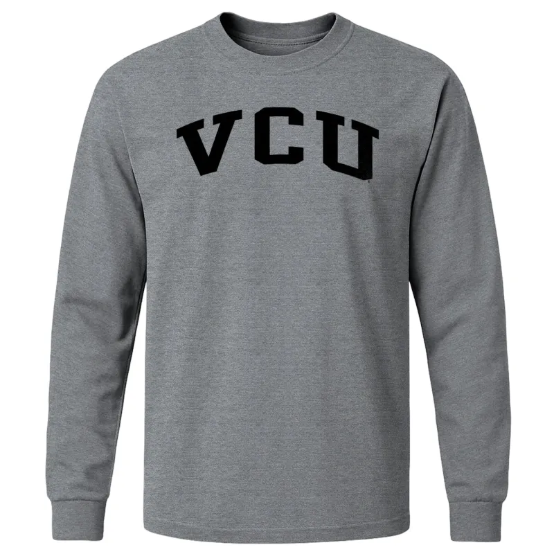 Virginia Commonwealth University Classic Long Sleeve T-Shirt (Charcoal Grey) sold by Barnesmith