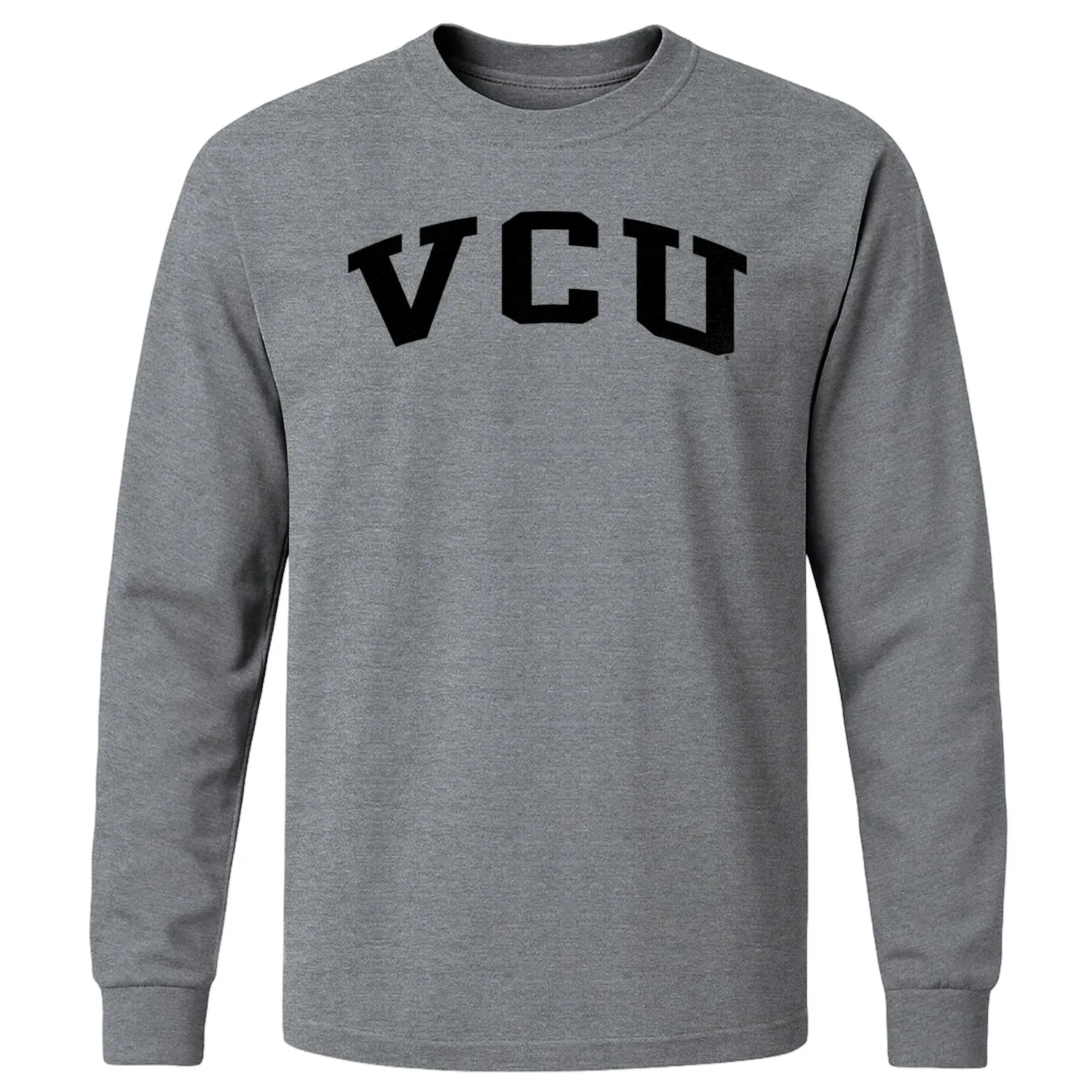 Virginia Commonwealth University Classic Long Sleeve T-Shirt (Charcoal Grey) sold by Barnesmith