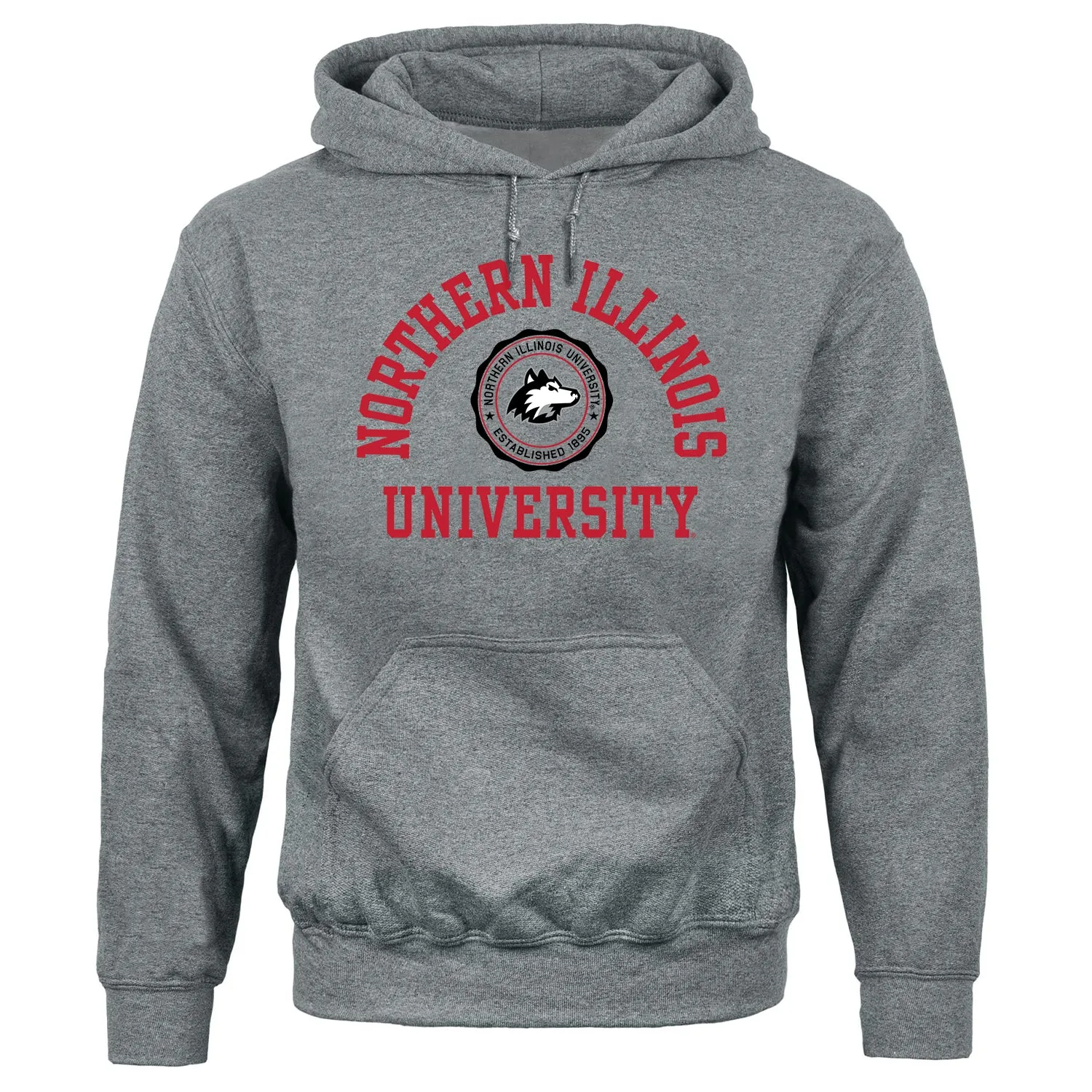 Northern Illinois University Heritage Hooded Sweatshirt (Charcoal Grey) sold by Barnesmith