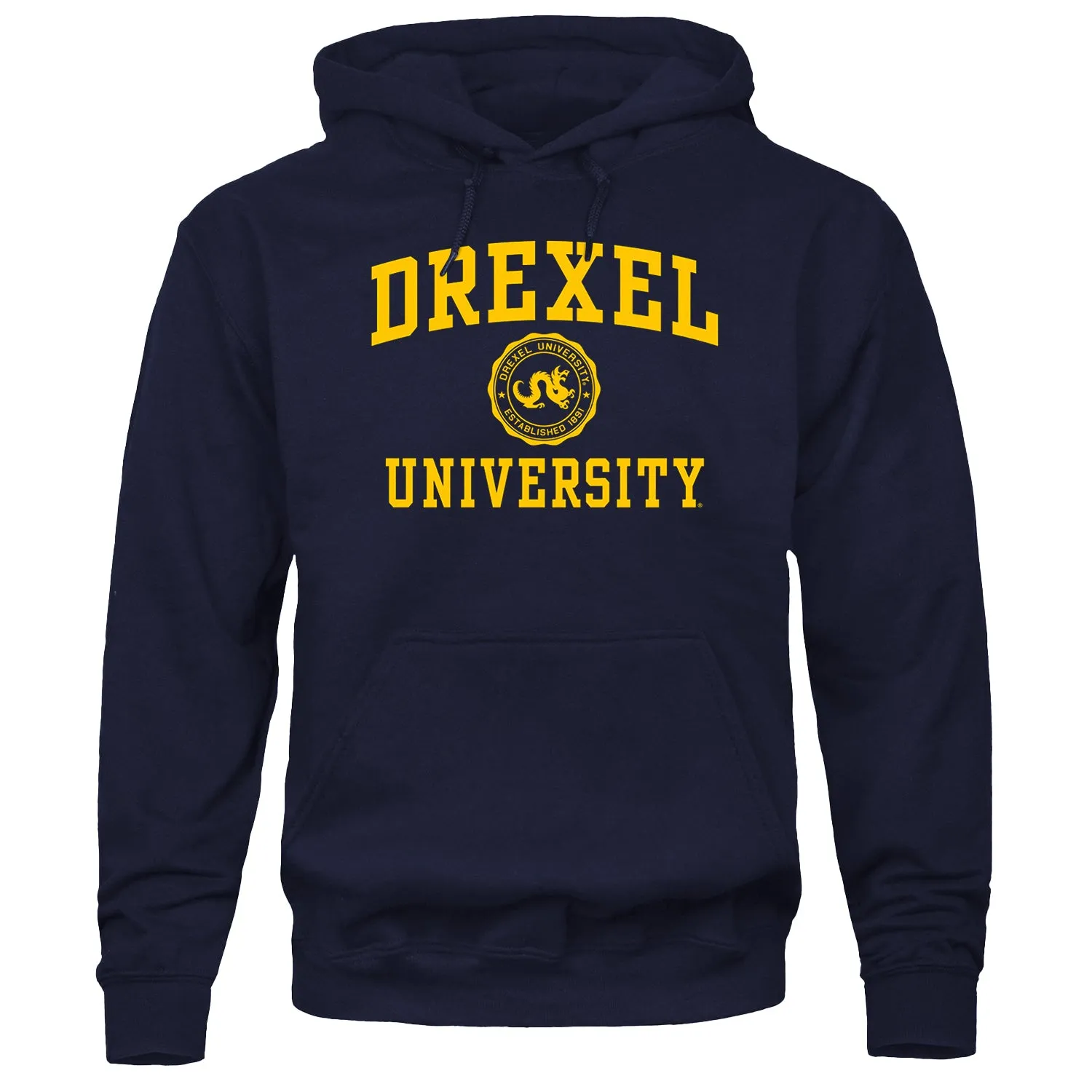 Drexel University Heritage Hooded Sweatshirt (Navy) sold by Barnesmith
