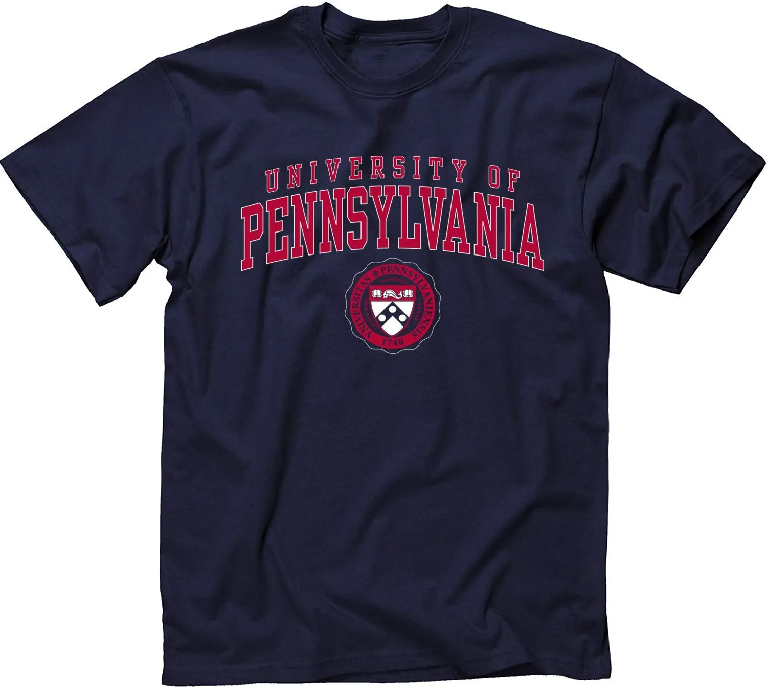 University of Pennsylvania Quakers Penn Crest T-Shirt (Navy) sold by Barnesmith