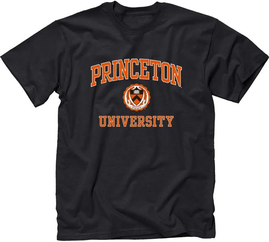 Princeton Crest T-Shirt (Black) sold by Barnesmith