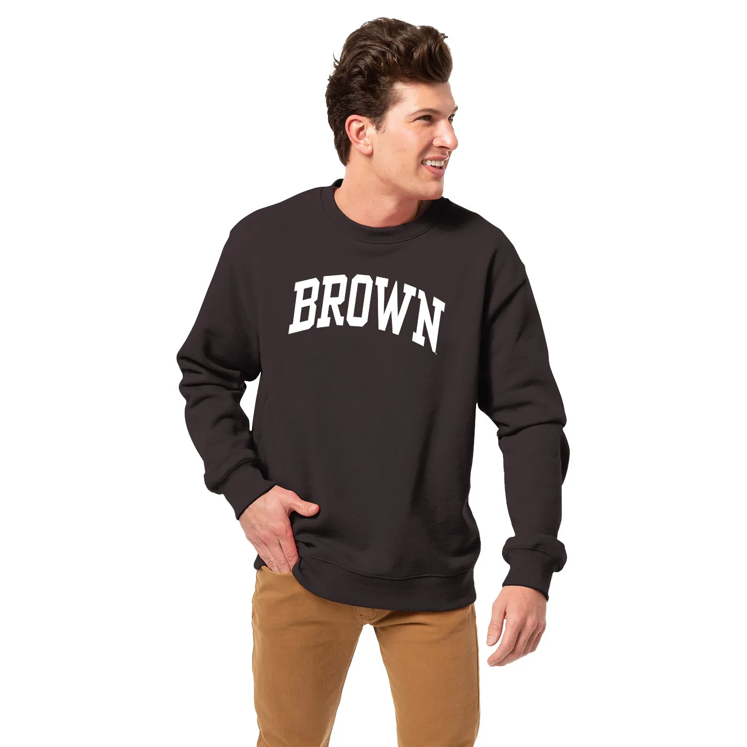 Brown Essential Sweatshirt (Brown) sold by Barnesmith product image thumbnail 2