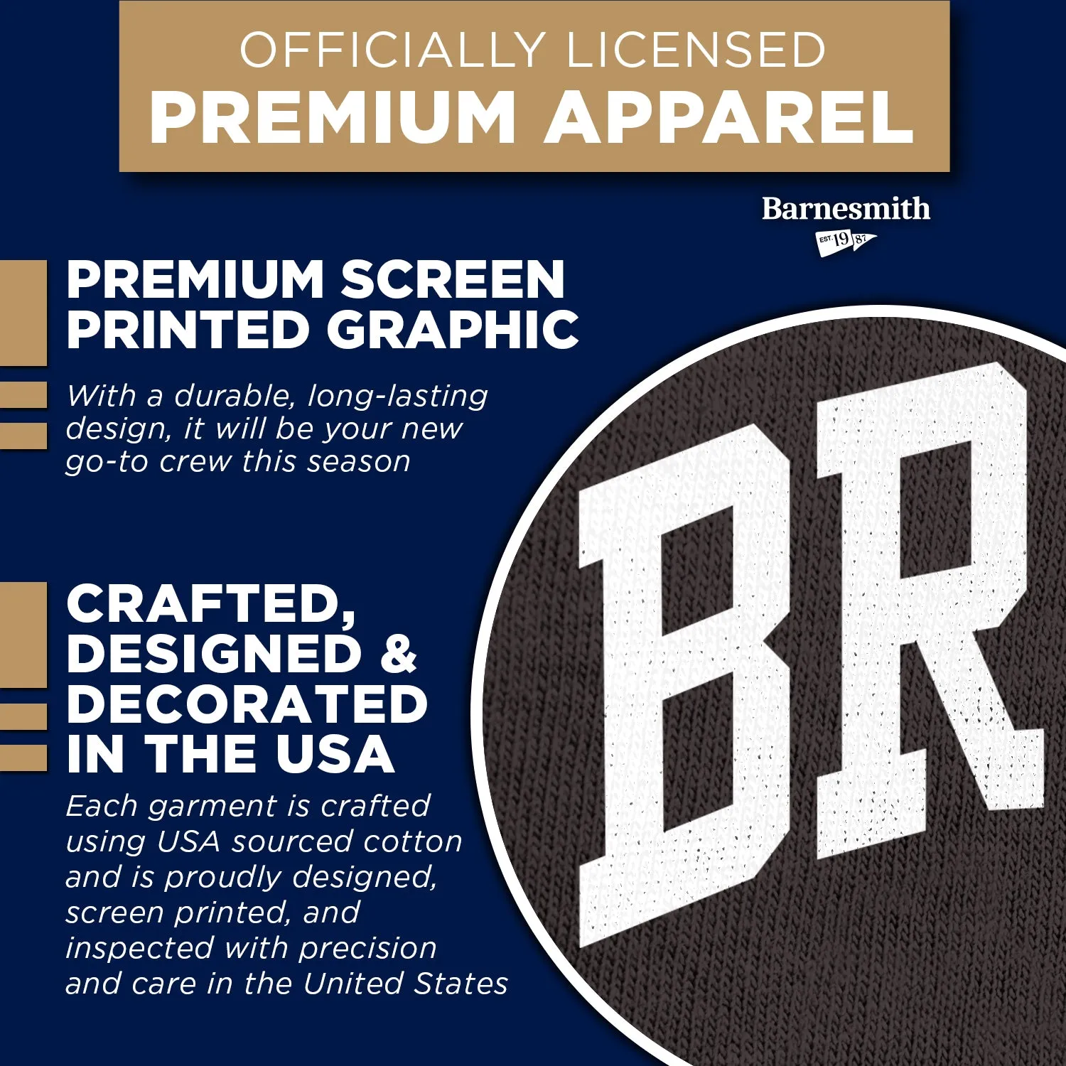 Brown Essential Sweatshirt (Brown) sold by Barnesmith product image thumbnail 4