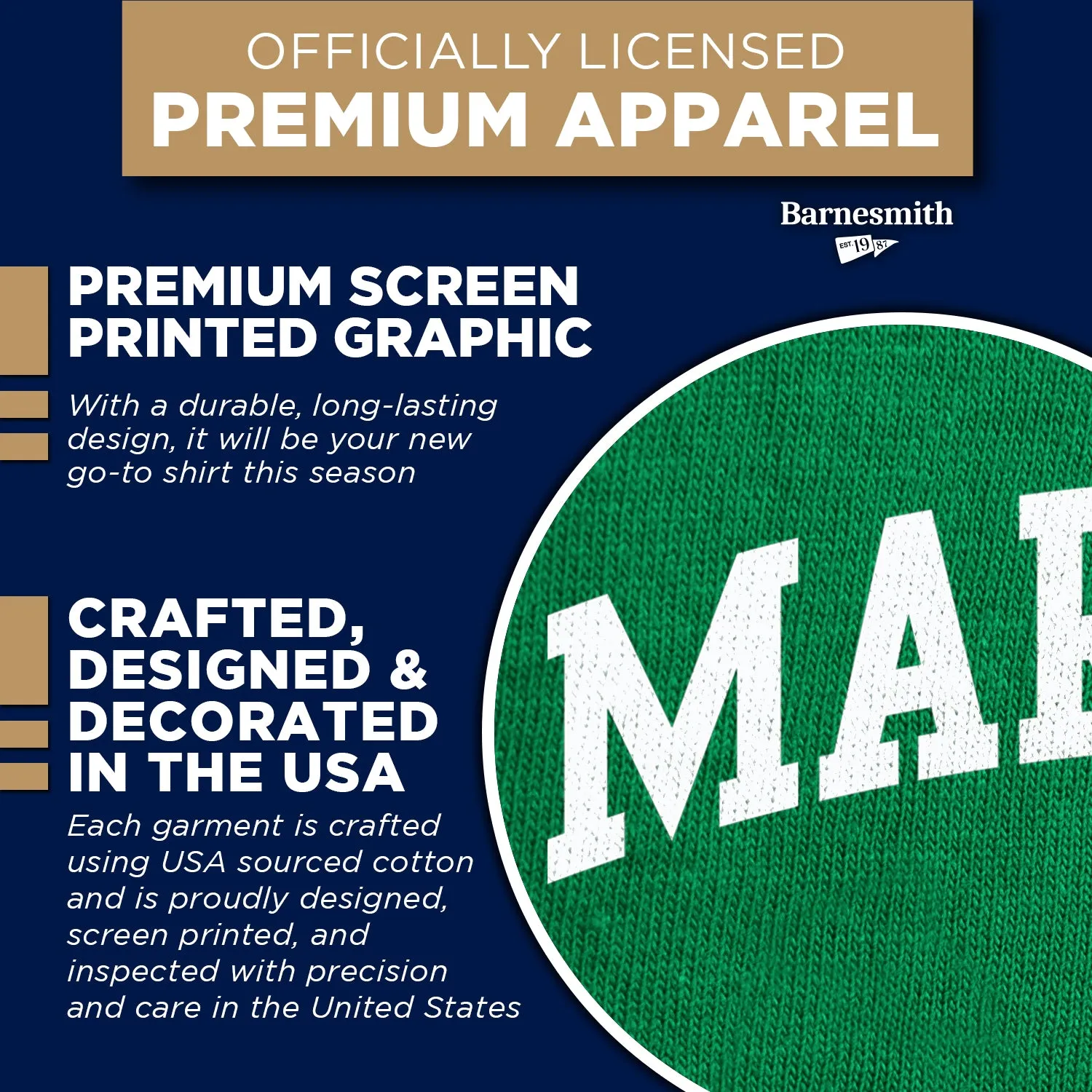 Marshall University Short Sleeve Classic (Kelly Green) sold by Barnesmith product image thumbnail 4